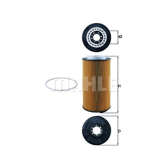 OX 1097D - Oil Filter 