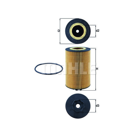 OX 1140D - Oil Filter 