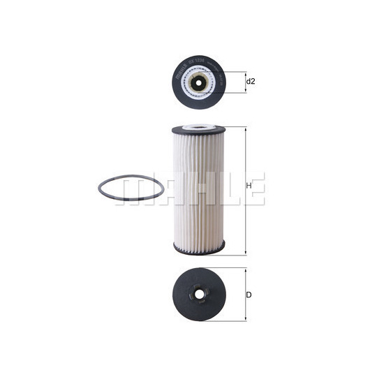 OX 1236D - Oil Filter 