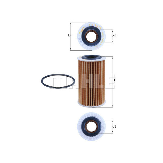 OX 1267D - Oil Filter 