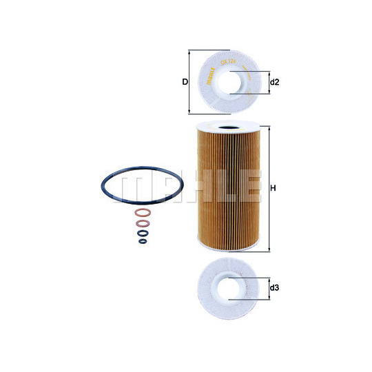 OX 126D - Oil Filter 