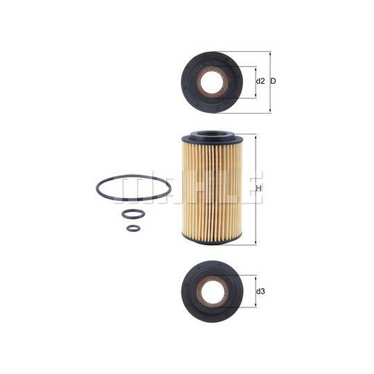 OX 153D3 - Oil Filter 