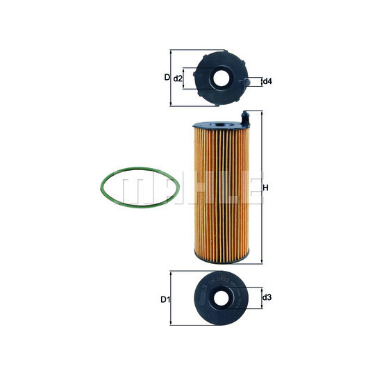 OX 196/3D - Oil Filter 