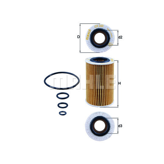 OX 260D - Oil Filter 