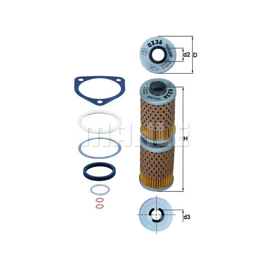 OX 36D - Öljynsuodatin 