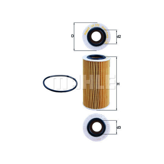 OX 370D - Oil Filter 