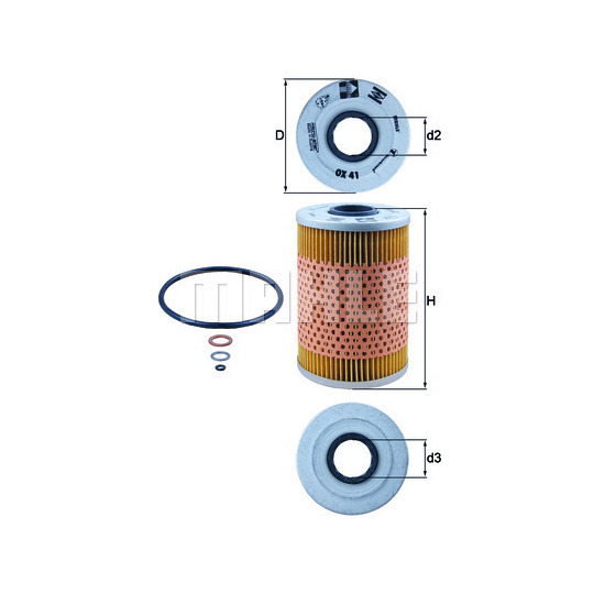 OX 41D - Õlifilter 