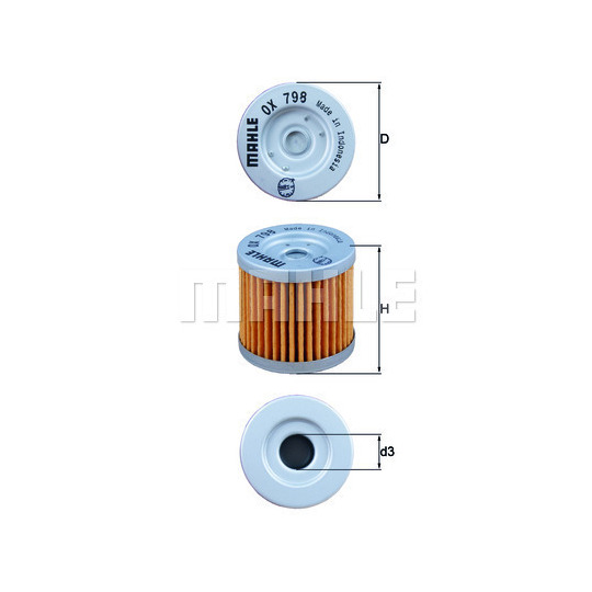 OX 798 - Öljynsuodatin 