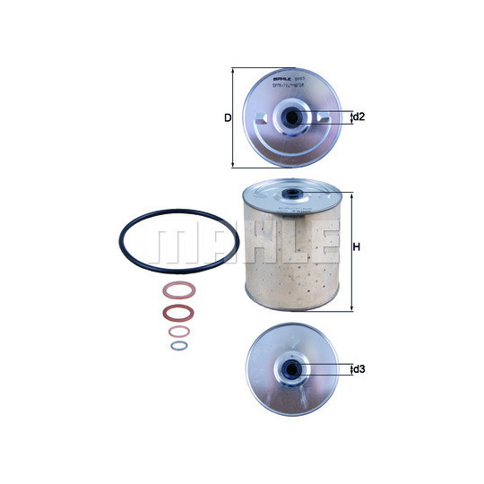 OX 85D - Oljefilter 