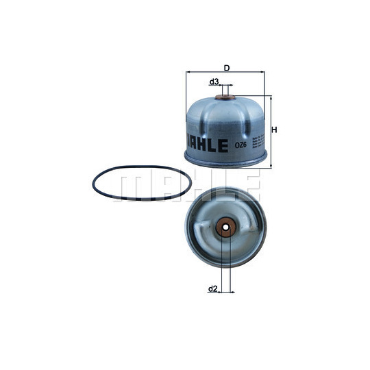 OZ 6D - Öljynsuodatin 