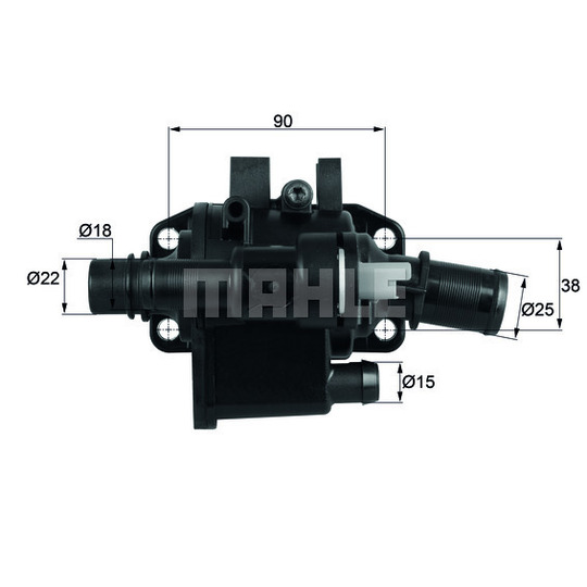 TH 42 83 - Thermostat, coolant 