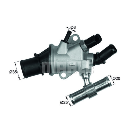 TI 157 88 - Thermostat, coolant 