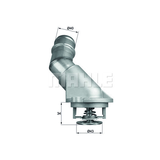 TI 211 92D - Thermostat, coolant 