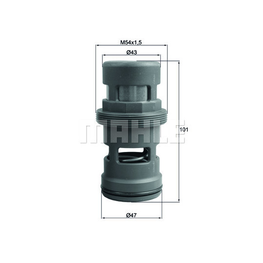 TO 18 114 - Thermostat, oil cooling 