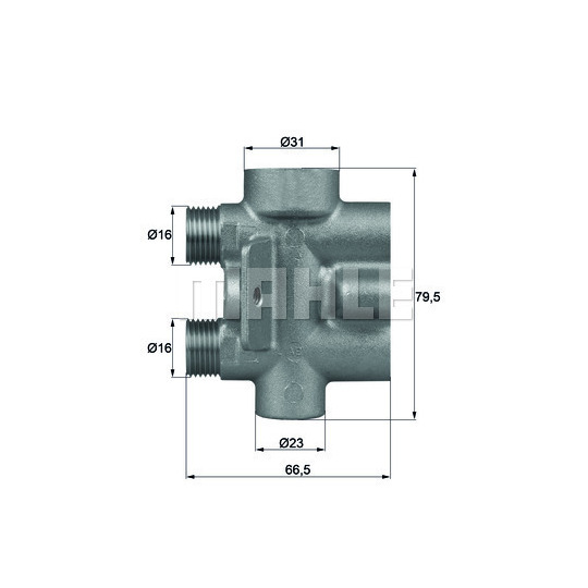 TO 9 75 - Thermostat, oil cooling 