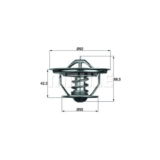 TX 35 75 - Thermostat, coolant 