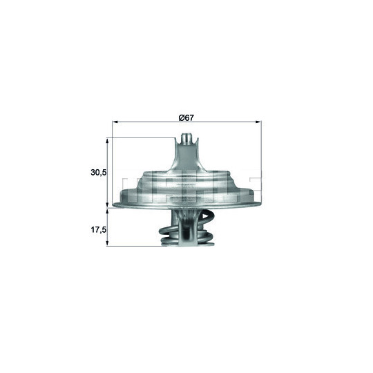 TX 54 83D - Thermostat, coolant 