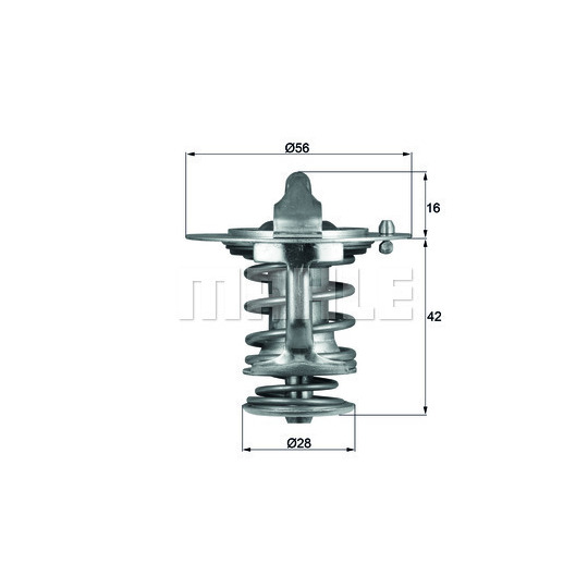 TX 83 76D - Thermostat, coolant 