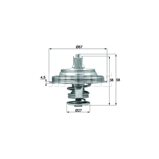 TX 97 79D - Thermostat, coolant 