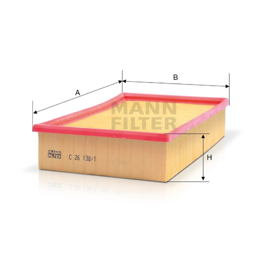 C 26 138/1 - Air filter 