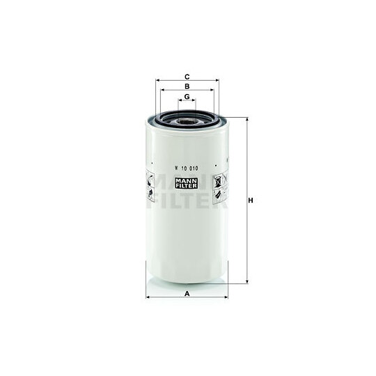 W 10 010 - Filter, crankcase breather 