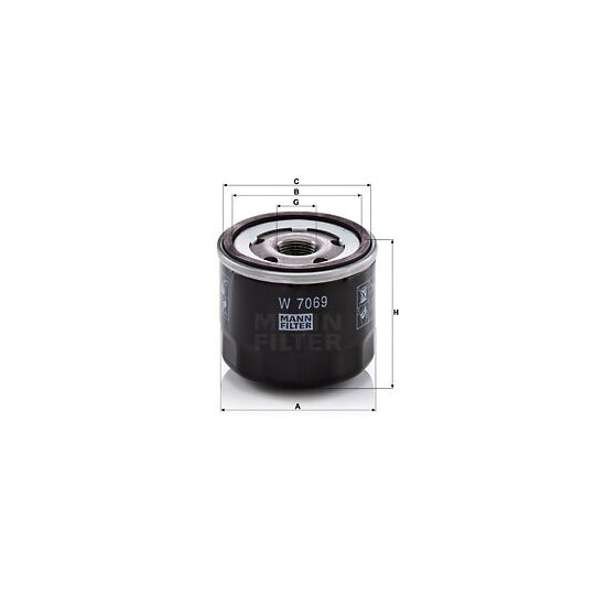 W 7069 - Oil filter 
