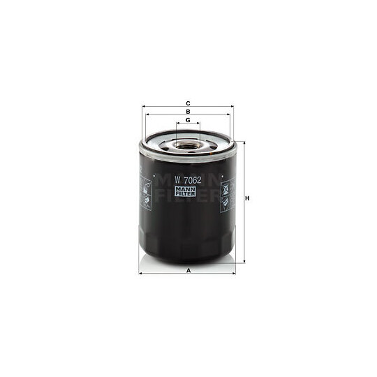W 7062 - Oil filter 