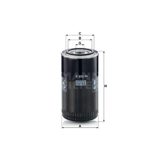 W 950/44 - Oil filter 
