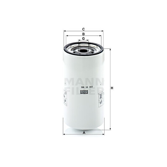 WK 10 022 - Fuel filter 