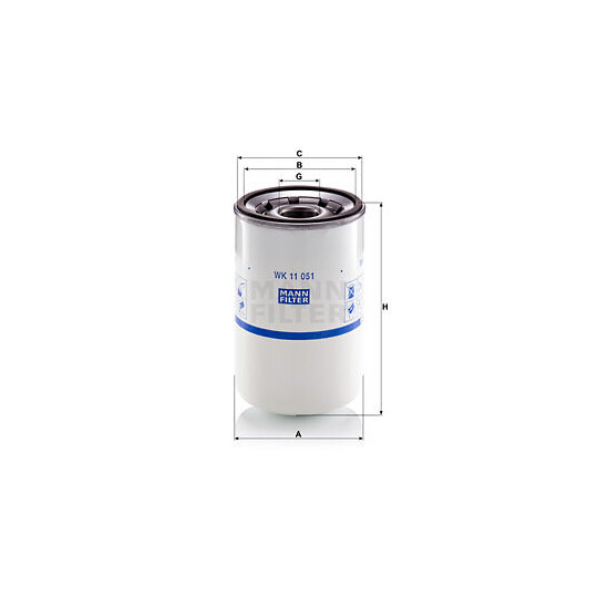 WK 11 051 - Fuel filter 