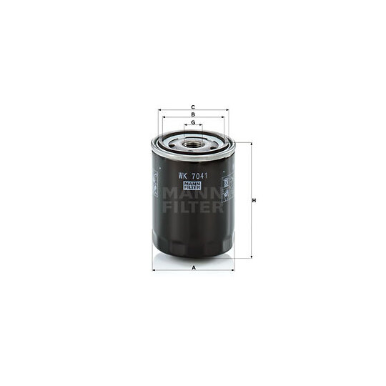 WK 7041 - Fuel filter 