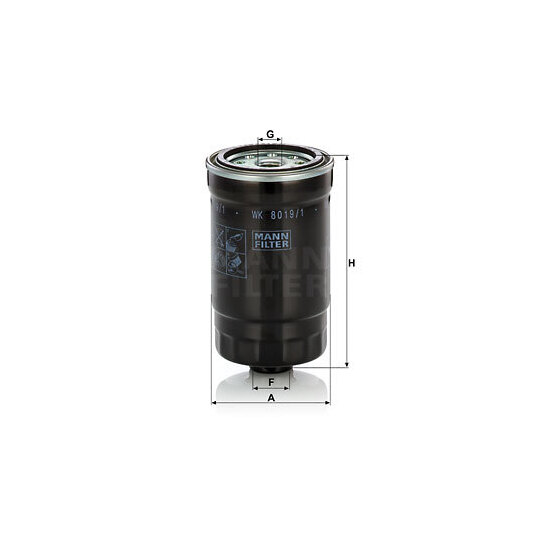 WK 8019/1 - Fuel filter 