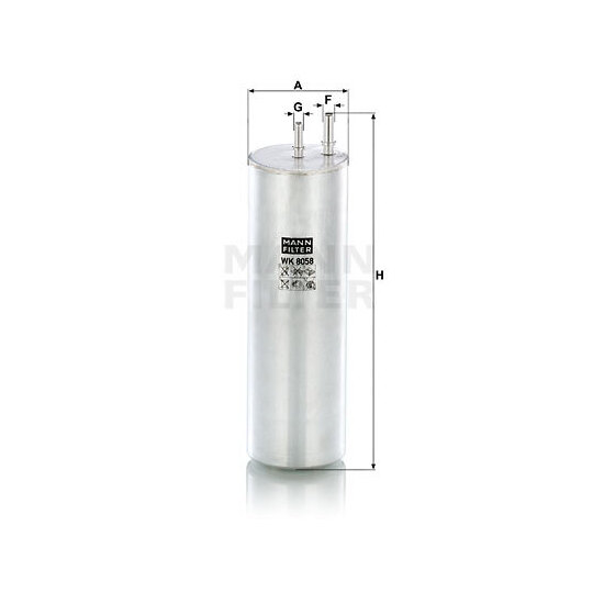 WK 8058 - Fuel filter 
