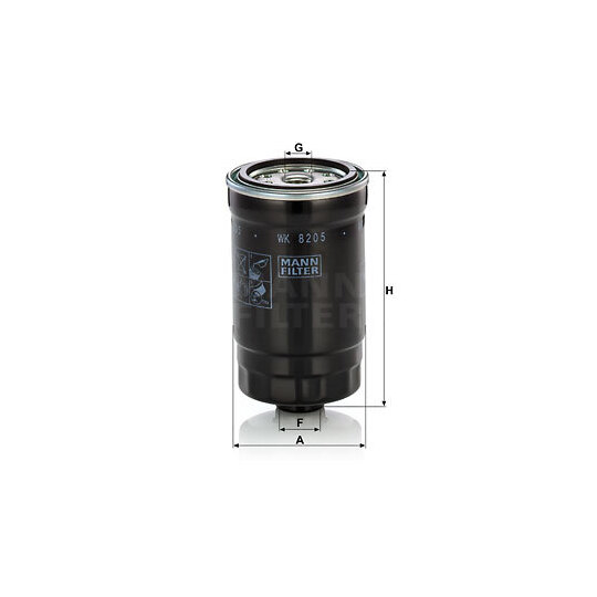 WK 820/5 - Fuel filter 