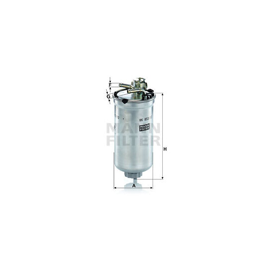 WK 853/12 z - Fuel filter 