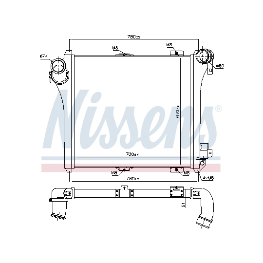 97075 - Intercooler, charger 