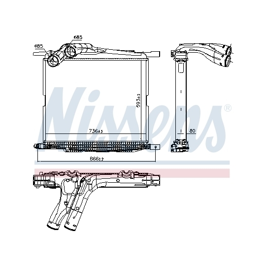 97069 - Intercooler, charger 