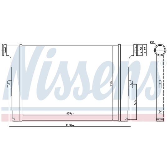 97066 - Intercooler, charger 