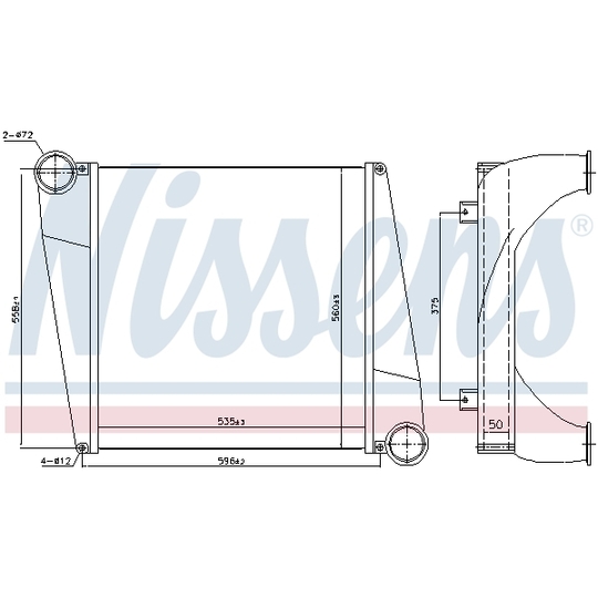 97076 - Intercooler, charger 