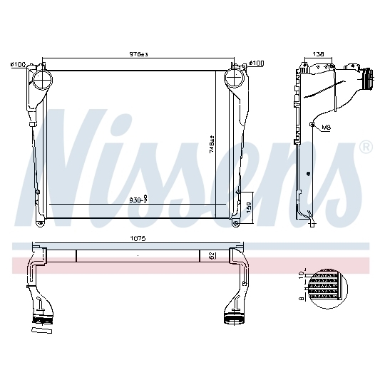 97081 - Intercooler, charger 