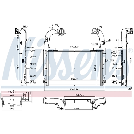 97084 - Intercooler, charger 