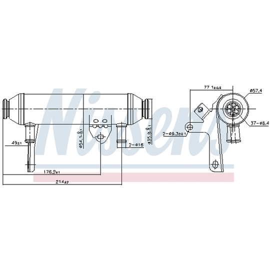 989292 - Cooler, exhaust gas recirculation 