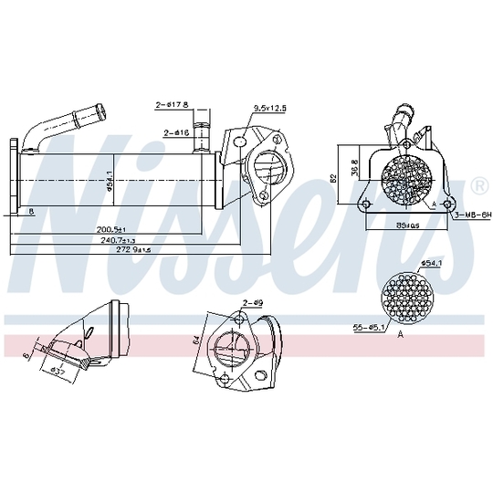 989321 - Cooler, exhaust gas recirculation 
