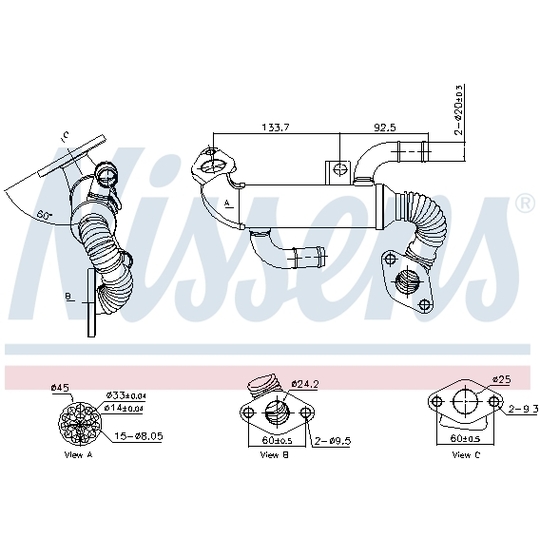 989399 - Radiaator,heitgaaside tagasijooks 