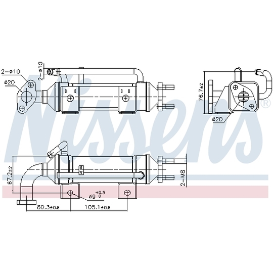 989435 - Cooler, exhaust gas recirculation 