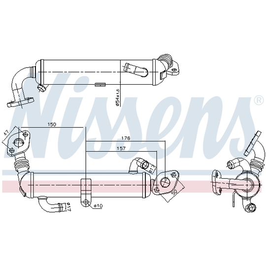 989434 - Cooler, exhaust gas recirculation 