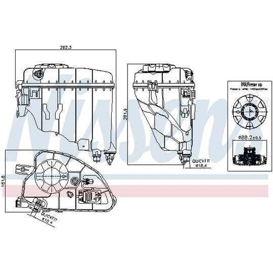 996209 - Expansion Tank, coolant 