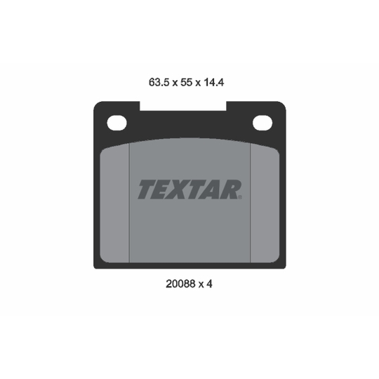 2008802 - Brake pads set 
