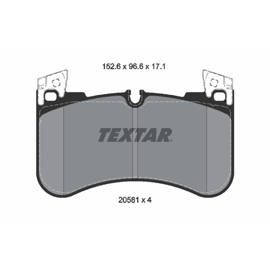 2058101 - Brake Pad Set, disc brake 