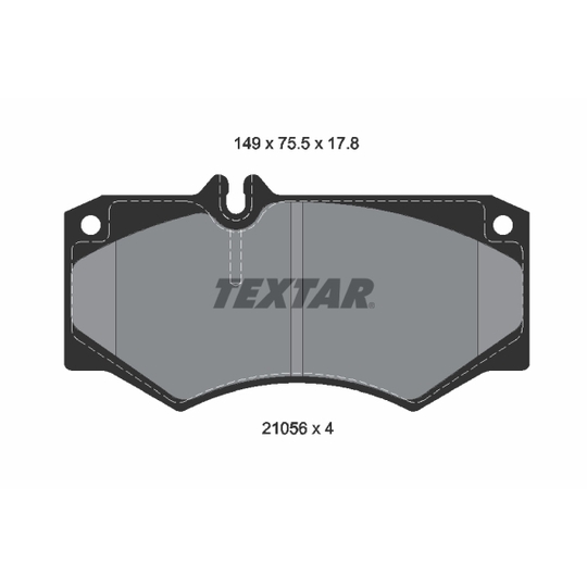 2105601 - Brake Pad Set, disc brake 